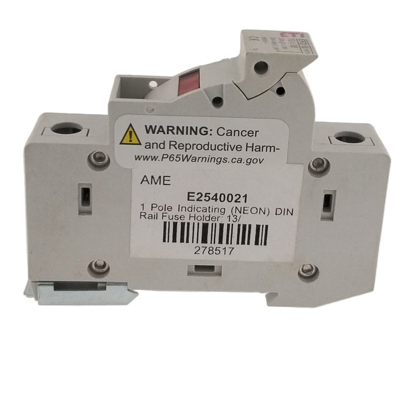 E2540021, American electrical   1 Pole&nbsp;With&nbsp;Indicator ASK 4 DIN Rail Mounted Fuse Holder