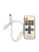 LED-SCD Mini RF Dimmer Controller 14 Keys for FCOB 3014 5630 5730 3528 Strip Lights DC5V/DC12V/DC24V Brightness Mode Effect Mode Wireless LED Dimmer Controller(Single Color)