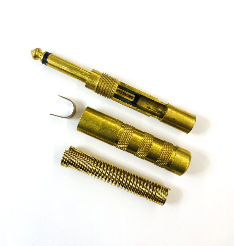Switchcraft 174S, 1/4" Mono 2 Conductor MITI-PLUGÂ® with Spring Strain Relief