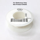 T30-09-100, 100FT 30AWG WHITE Hi Temp PTFE Insulated Silver Plated 600 Volt Hook-Up Wire
