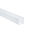 HellermannTyton 181-33017 SL3X3W4 White Slotted Wall Duct 3"W x 3"H x 72"L