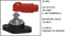 K4, K-Four 19-455, 150A @ 48V DC max, Power Stud Post with 8 Screw Terminals