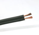 25' SPT-2 Belden 19126 2 Conductor 16 Gauge BLACK Lamp Zip Cord, 300V 2C 16AWG