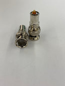 DB59BNCPL3-25, size 3, RG59 Plenum-rated BNC "Double Bubble" compression connector 25pk