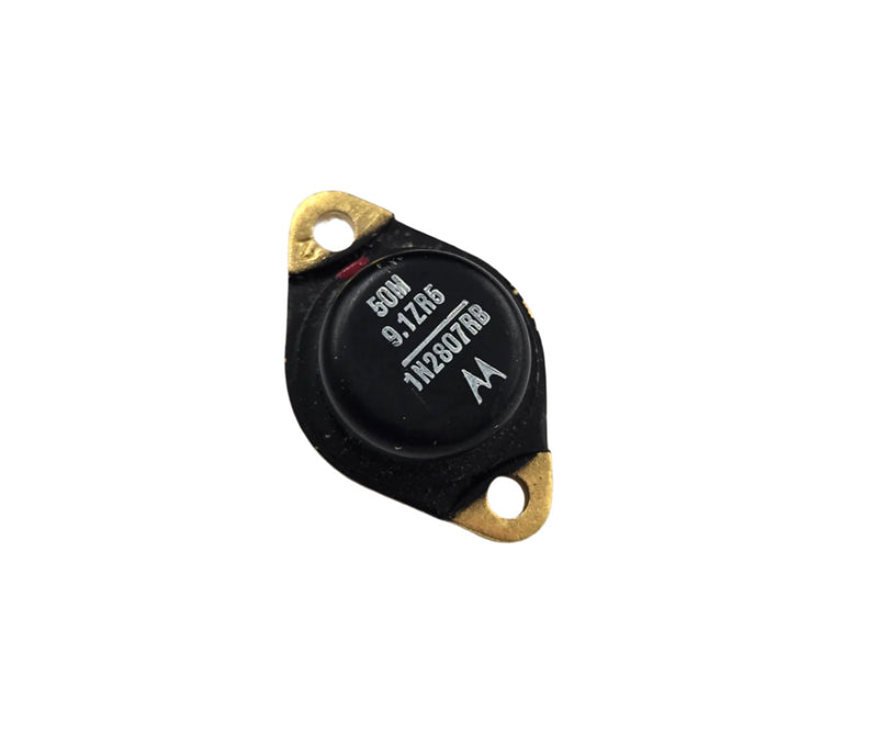 1N2807RB, Motorola 9.1V @ 50W Zener Diode 5% ~ TO-3 (TO-204AD) MIL-PRF19500/114