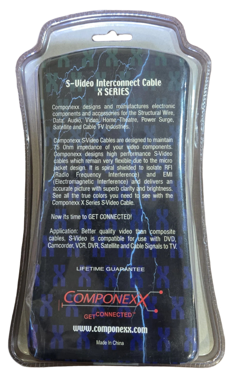 CX0120-0001, Componexx X Series S-Video Interconnect Cable, 1M (3.28ft)