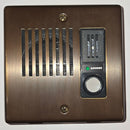 IE-JA-AB, Aiphone Flush Mount Door Station, Anodized Bronze Cover