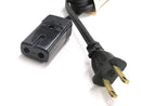 70924 HPN E11138/22-BU, 2C 18AWG 10A@125V 1250W Miniature Plug Appliance Cord