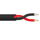 225BK0500, westPenn 2C 16AWG STRD UNSHLD BC 300V CMR UL Black 500'