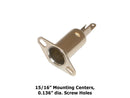 Philmore 2322B, Motorola Type Antenna Jack ~ Metal Body Flange Chassis Mount