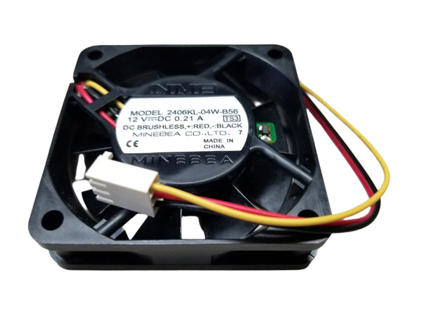 2406KL-04W-B56, NMB / Minebea 12V DC Cooling Fan 60mm x 15mm ~ 18.3 CFM