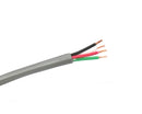 241GY0500, West Penn 4C 22AWG Stranded Unshielded 300V CMR UL Grey ~ 500 FEET