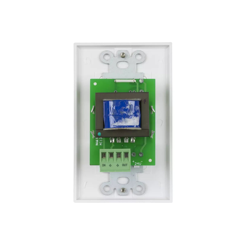 25LVC-DW Lowell - 25W Mono Volume Control with 1-Gang Decorator Wall Plate, White