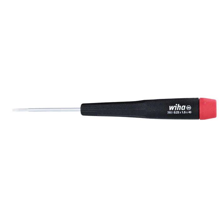 26015, Wiha Precision Slotted Screwdriver 1.5mm x 40mm