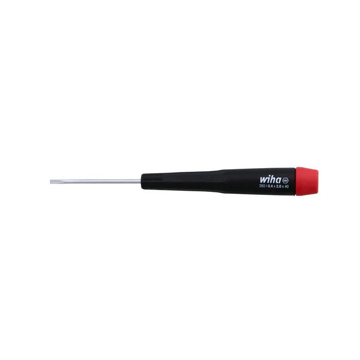 26020, Wiha Precision Slotted Screwdriver 2.0mm x 40mm