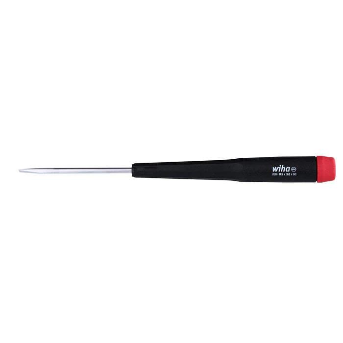 26032, Wiha Precision Slotted Screwdriver 3.0mm x 60mm