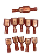 770056L, Ideal 22-18awg .250'' Nylon Male/Fem Fully Insulated Disconnects 6 sets