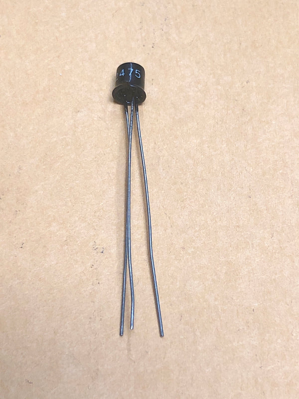 2N2475, 200mA @ 15V NPN Silicon Small Signal Transistor ~ TO-18