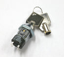 Philmore 30-10077, DPST ON or OFF Position, Tubular Barrel Type Key Switch