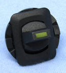 Philmore 30-10523. SPST ON-OFF Amber Lighted Paddle Toggle Switch 10A@125V