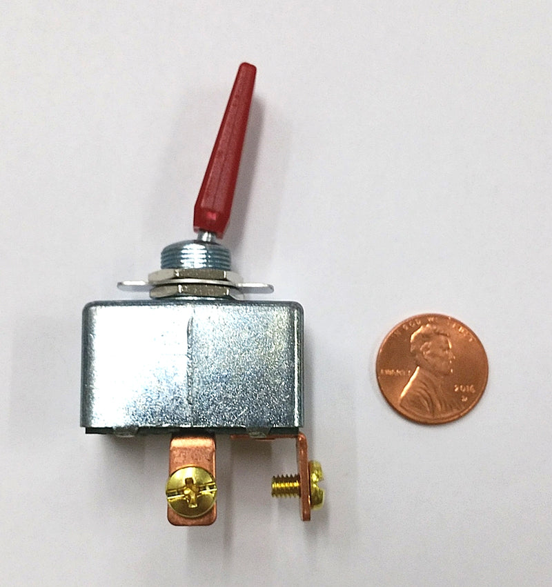 30-12242, Philmore SPST ON-OFF 50A @ 12V DC RED Automotive Toggle Switch