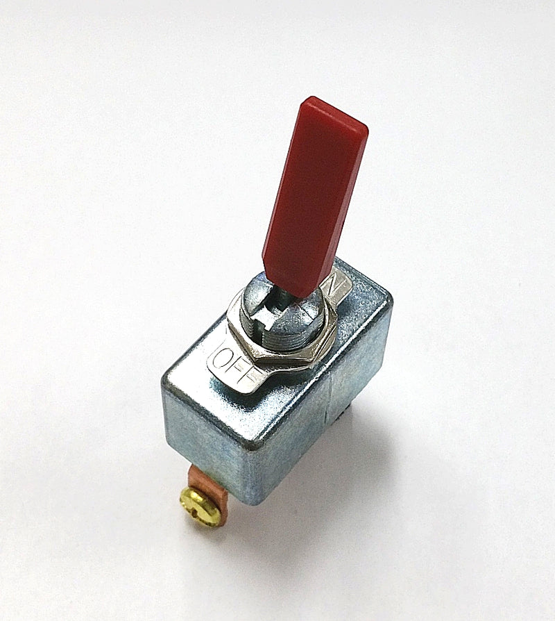 30-12242, Philmore SPST ON-OFF 50A @ 12V DC RED Automotive Toggle Switch