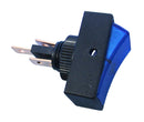 Philmore 30-12316, SPST ON-OFF Blue Lit Round Hole Rocker Switch 30A@12-14V DC