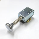 30-17408, SP3T 30A 12V DC, OFF-ON-ON Auto or Marine Push-Pull Headlight Switch