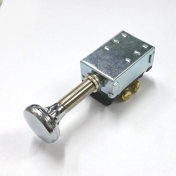 30-17408, SP3T 30A 12V DC, OFF-ON-ON Auto or Marine Push-Pull Headlight Switch
