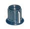 3015, Philmore 1/4" Shaft 13/16" Diameter Ribbed Knob w/ Dual Indicator Bars