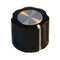 3025, Philmore 1/4" Shaft 5/8" Diameter Fluted Knob w/ Single Indicator Line