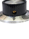3045, Philmore 1/4" Shaft 1-7/16" Diameter Splined Knob w/ 0 ~ 10 Numbered Skirt