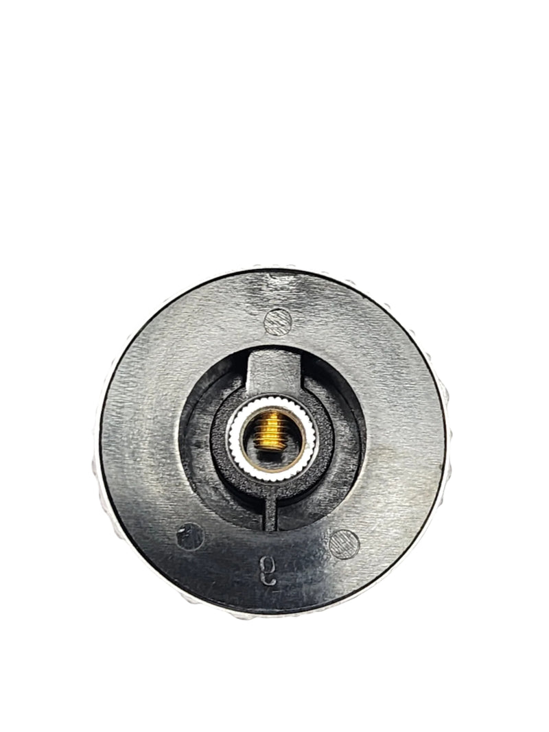 3045, Philmore 1/4" Shaft 1-7/16" Diameter Splined Knob w/ 0 ~ 10 Numbered Skirt