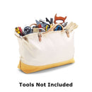 Platt 304X, 20" X 16" Canvas Mason'S Tool Bag with Suede Leather Bottom