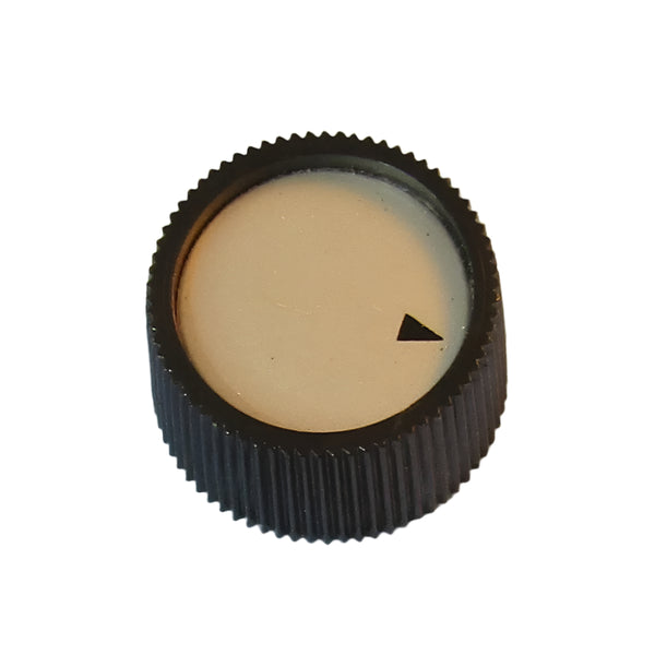3055, Philmore 1/4" Shaft 13/16" Diameter Splined Knob with Arrowhead Indicator