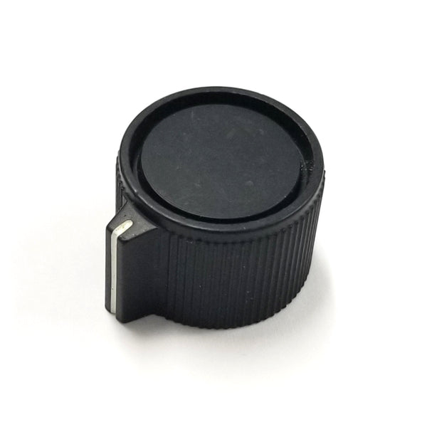 3065P, 1/4" Shaft, 7/8" Diameter Splined Body Knob with Indicator Bar and Line