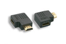 30HM-VF200-90, 90° Vertical Flat HDMI Male / Female Port Saver Adapter