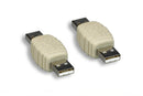 30U1-02100, USB 2.0 A Male to Male Gender Changer / Coupler