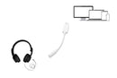 30UC-C35MM, 6" USB Type C to 3.5mm Headphone Jack Adapter Compatible with iPhone 15/15 Pro/15 Pro Max/15 Plus, Samsung S22/S21/S20
