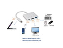 30UC-CHMU3C, USB 3.1 Type C to USB 3.0 / HDMI / USB Type C Adapter