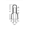 111A-100 Closed End Wire Crimp Connectors Protective Wire Crimp Cap Wire connectors Terminals CE2 (CE2)