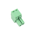 277-11280-ND, MVO 2 Pin 3.5mm Pitch PCB Green Male Pluggable Terminal Block Connector with Separate Screw Hole