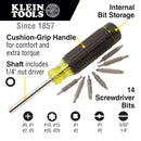 32290 Klein Multi-Bit Screwdriver with Storage 15-Piece