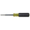 32559, Klein Multi-bit Screwdriver / Nut Driver, Extended Reach 6-in-1 Tool with Nut Driver, Phillips and Slotted Bits