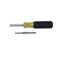 32559, Klein Multi-bit Screwdriver / Nut Driver, Extended Reach 6-in-1 Tool with Nut Driver, Phillips and Slotted Bits