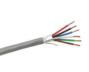 25' West Penn 3270, 6 Conductor 22 Gauge Shielded Cable ~ 6C 22AWG CMR