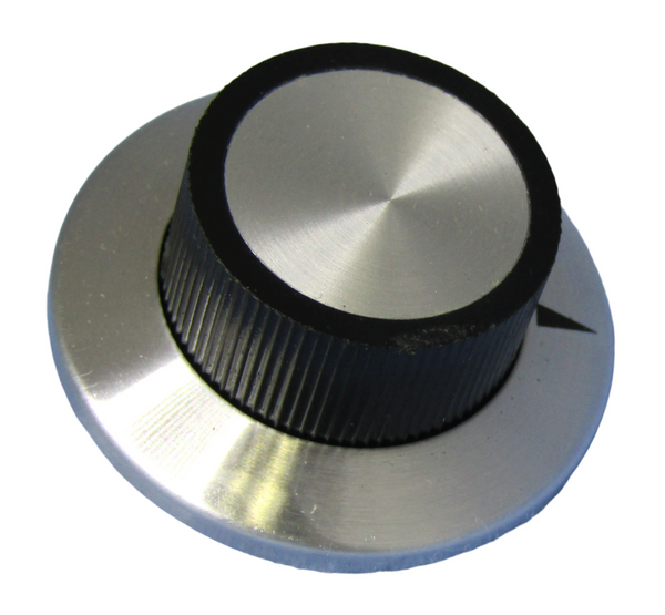 337, Philmore 1/4" Shaft 1-3/8" Diameter Splined Knob w/ Arrowhead Indicator