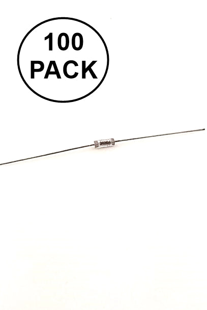 391-100V-100PK, 390pF 100V Axial Capacitor ~ 100 Pack