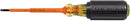 612-4-INS, Klein Insulated 1/8-Inch Slotted Screwdriver, 4-Inch