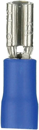 81FDD2-110, Straightline,  Vinyl Female Tab  Connector 16/14 Gauge .110, Blue (1000-Pack)
